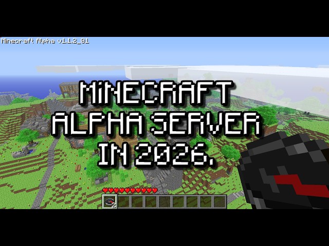 Minecraft Alpha 1.1.2 Server - Minecraft Alpha 1.1.2_01 Server - (2026, Alpha 1.1.1 and 1.1.2)