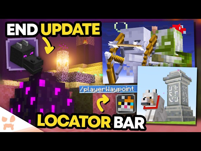 MINECRAFT ACTUALLY JUST UPDATED THE END, DRAGON FIGHT + COMPLETE SKELETON OVERHAUL?!
