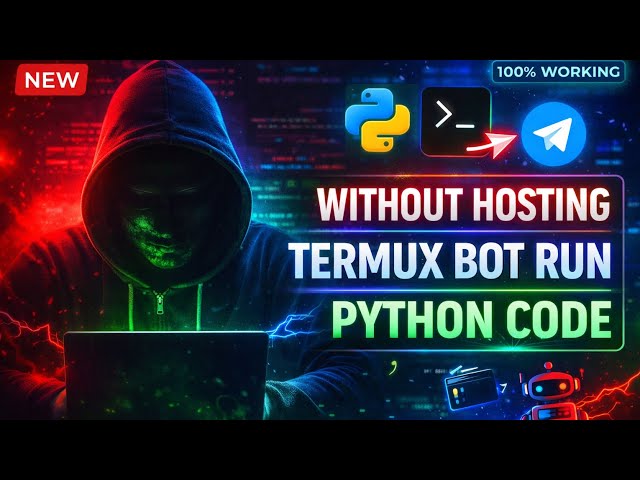 How To Run Telegram Bot Using Python Code in Termux Without Hosting  | By Anish Exploits
