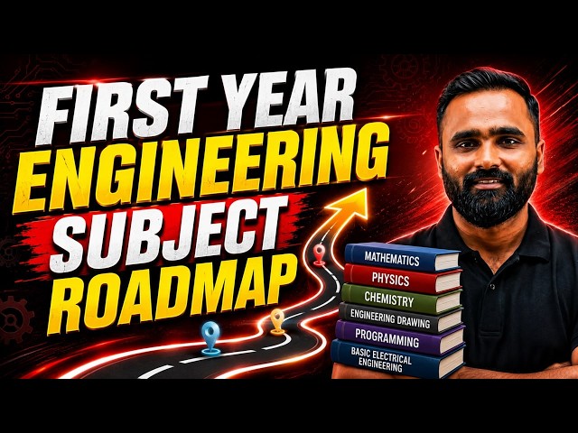 Subject Roadmap for First Year Engineering Students | Pradeep Giri Sir