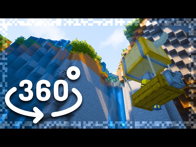 🚀 Epic Airship Adventure in Minecraft! | 360° VR Video Experience