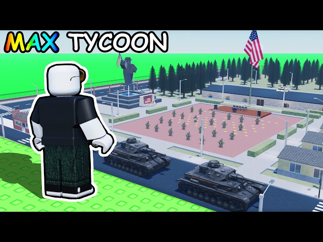 i built a MAX Military Army Tycoon in Roblox...
