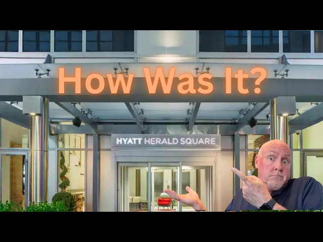 Hyatt Herald Square NYC Hotel Review 🗽 Room Tour, Gym, Ice Machine & Rooftop Bar Views