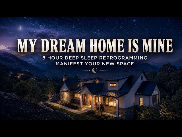 MY DREAM HOME IS MINE | 8-Hour Overnight Dream Home Sleep Affirmations