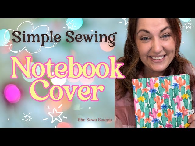 Super Easy Sewing | Fabric Notebook DIY!