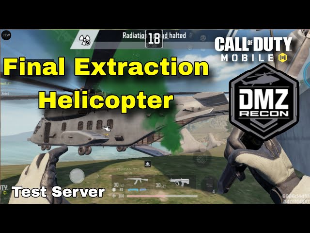 Final Extraction Helicopter DMZ Cod Mobile Season 11 test server | DMZ Recon Gameplay COD Mobile