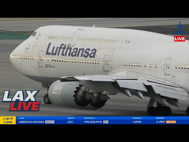 🔴LIVE LOS ANGELES (LAX) AIRPORT ACTION! (December 14th, 2025)