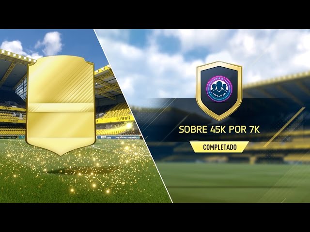 FIFA 17 | SOBRE DE 45.000 MONEDAS POR 7.000  - SQUAD BUILDING CHALLENGES