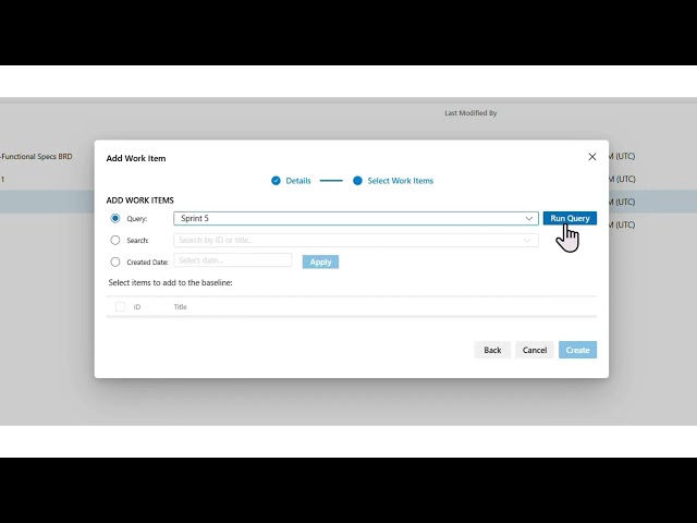 How to Create a Requirements Baseline in Azure DevOps | Modern Requirements Tutorial