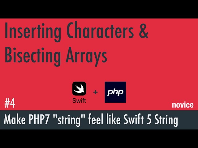 PHP String Class 4: Insert characters - novice
