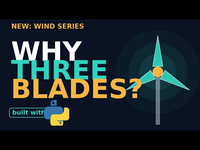 Why Wind Turbine Blades Are Shaped the Way They Are (with Python): Blade Element Momentum in Python