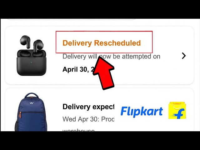 flipkart delivery rescheduled ka matlab | what does delivery rescheduled means?