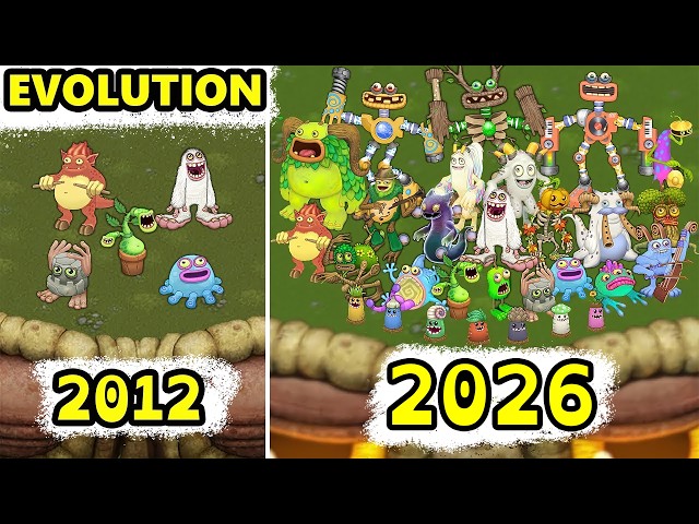 Plant Island Evolution - Full Song | My Singing Monsters