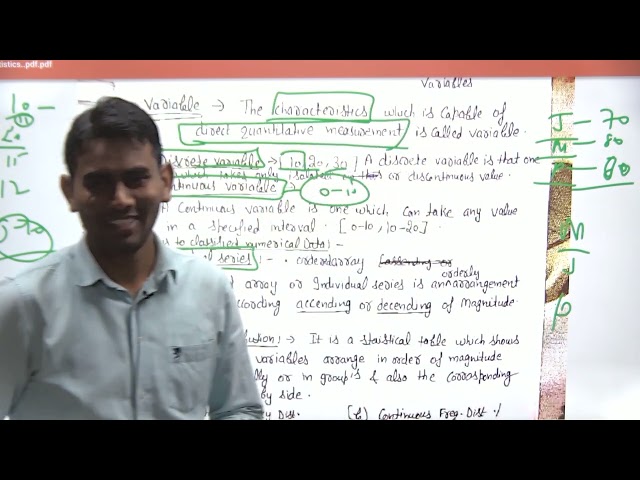 Statistics-3 II Classification of Data II