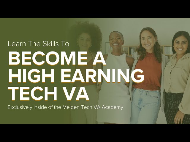 Learn how to become a Tech VA