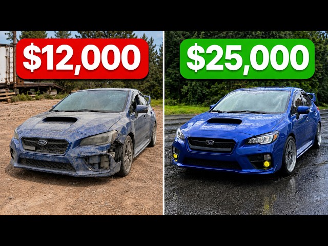 Rebuilding a Crashed Subaru STI for my Friend's Birthday! (FULL PROCESS)