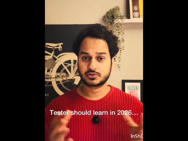 What Testers Should Learn in 2026? #AI #softwaretesting