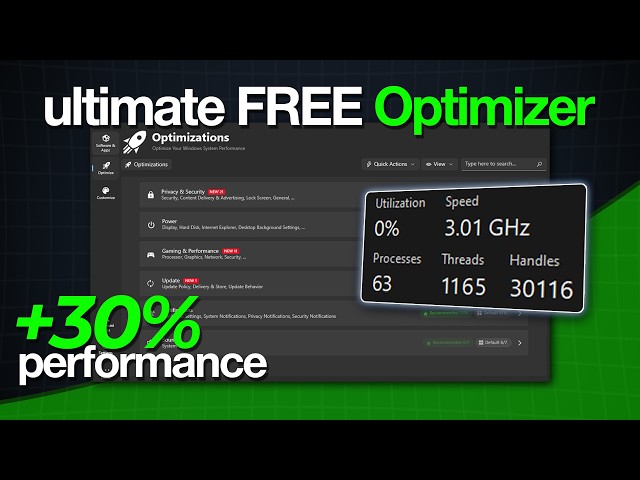 You Must Use this FREE Windows PC OPTIMIZER to BOOST FPS & Fix Stutters