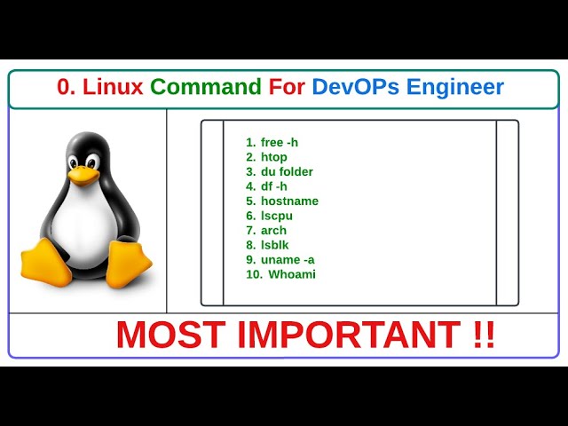 Part - 0. Basic Linux Commands For DevOps | @SenDevOps