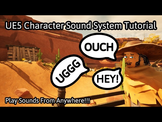 UE5 Character Sound System Tutorial | Play Chance & Interrupts
