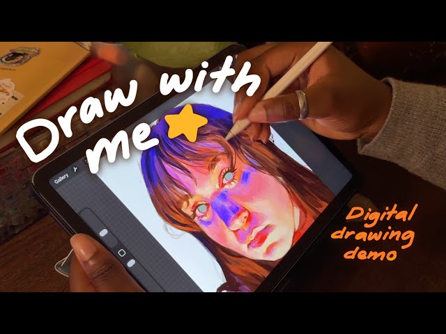 Sleep deprived artist teaches you her digital art process ✏️🌀 How I use procreate to draw + demo