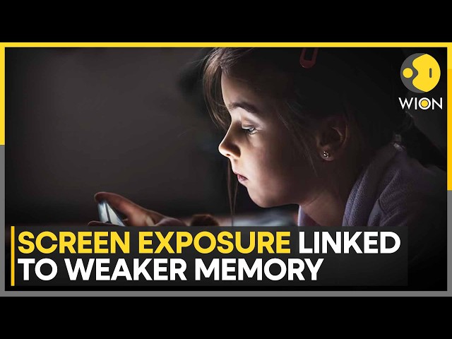 Study Links Early Screen Exposure To Poorer Grades, Memory And Language Skills | WION