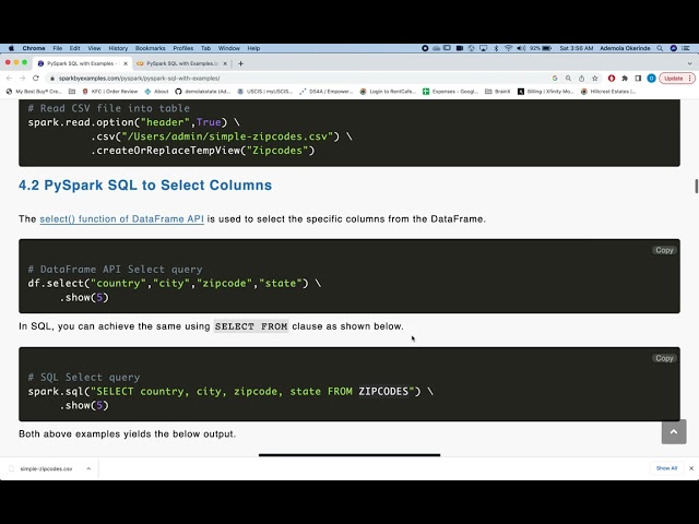 PySpark SQL with Examples