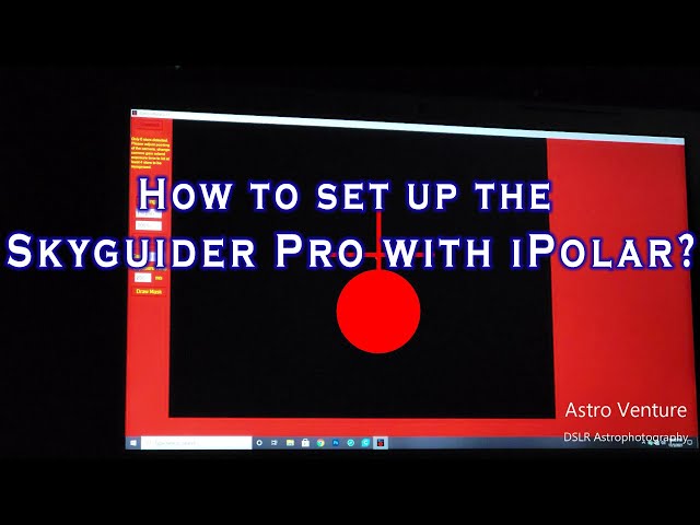 How to set up the Skyguider Pro with iPolar?