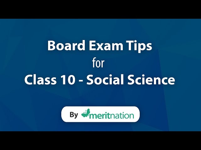 CBSE Class 10 : Social Science Tips