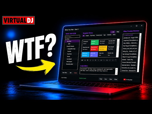 NEW VirtualDJ Filter Folder Scripting Explained!