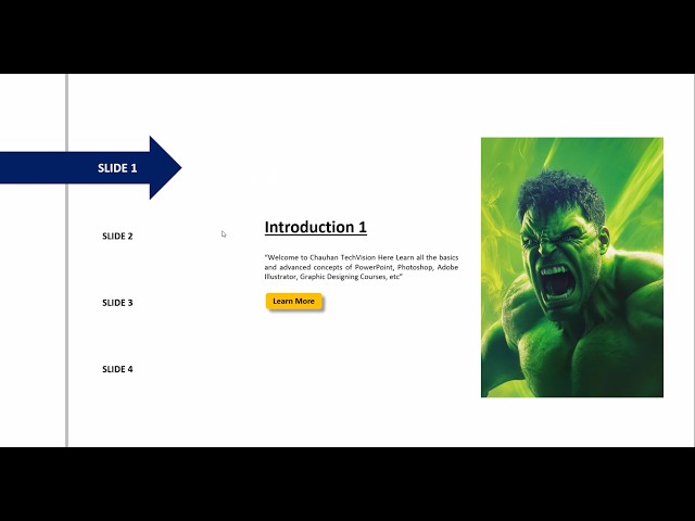 How to Create a Professional PowerPoint Slide Navigation Menu | PPT Tutorial #PowerPoint