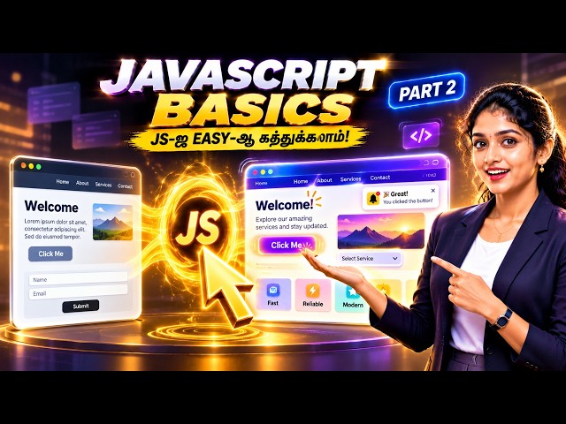 Learn JavaScript Basics in Tamil | Part 2 #javascript #keepgon