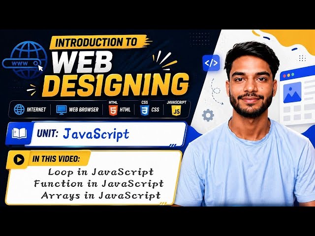 4.3 | Loop in JavaScript | Function in JavaScript | Arrays in JavaScript