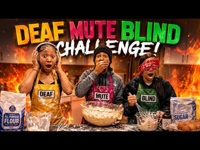 BLIND DEAF MUTE Challenge ft Miya & Mya Nicole!