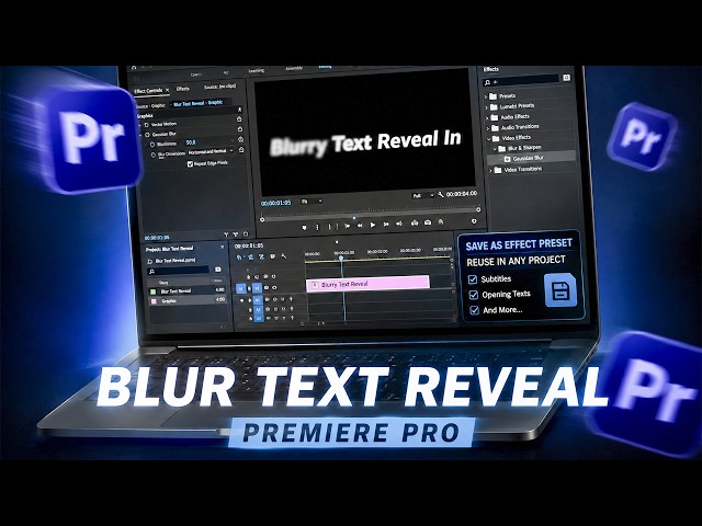 Cinematic Text Reveals in Premiere Pro (Save as Preset)