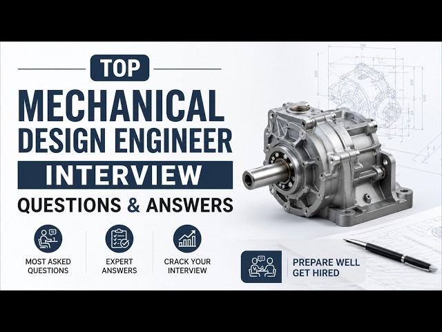 Mechanical Design Engineer Interview Questions & Answers | Design Engineer Interview Preparation