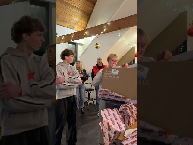 I surprised him with a gaming setup