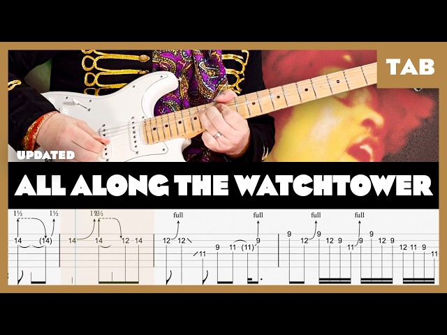 Jimi Hendrix - All Along the Watchtower (Remake) - Guitar Tab | Lesson | Cover | Tutorial