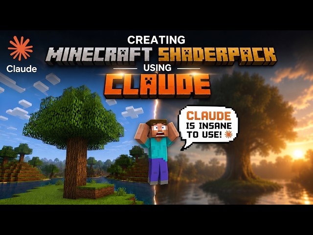Creating a MCPE RenderDragon Shader using Claude AI! (1.21+ Ultra Graphics, No Lag)