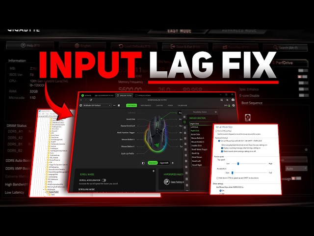 Reduce Input Lag Instantly - Hidden Tweaks for 0ms Keyboard & Mouse Input Delay