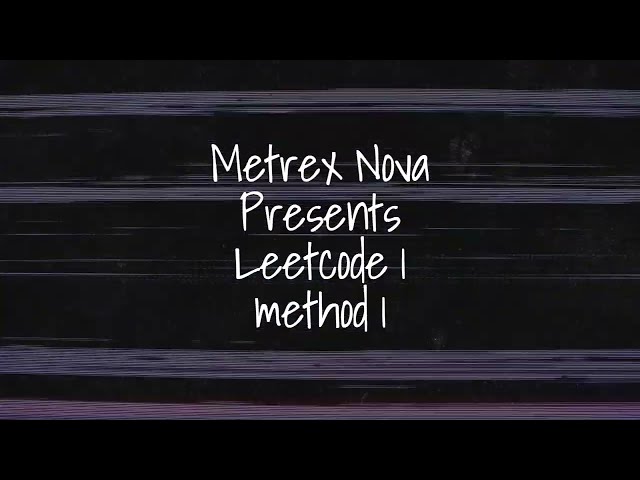 LeetCode #1: Two Sum | Brute Force Solution Explained (Method 1)