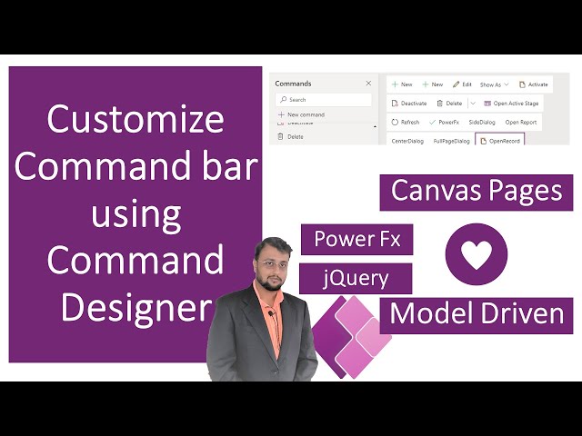 Customize Command bar using Command Designer in Model-Driven App