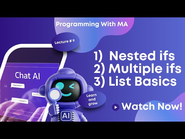Nested If, Multiple If Statements & Lists Indexing in Python for Beginners