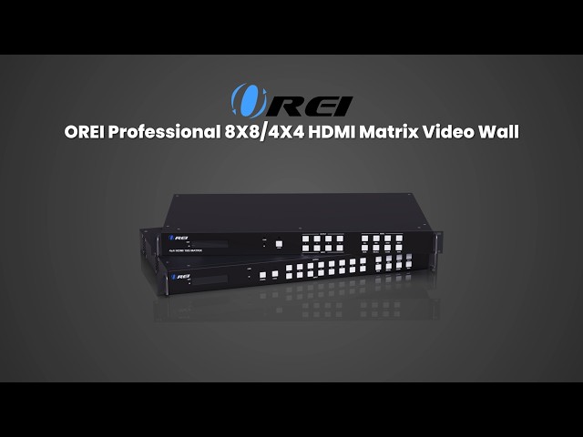 Professional Video Wall Controller with HDMI Matrix Built-In | 4K60 | EDID | IR Routing