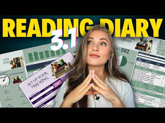 Digital Reading Diary 3.1 | The best reading tracker  📖📈✨