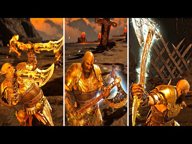 God of War - All Max Level Runic Attacks