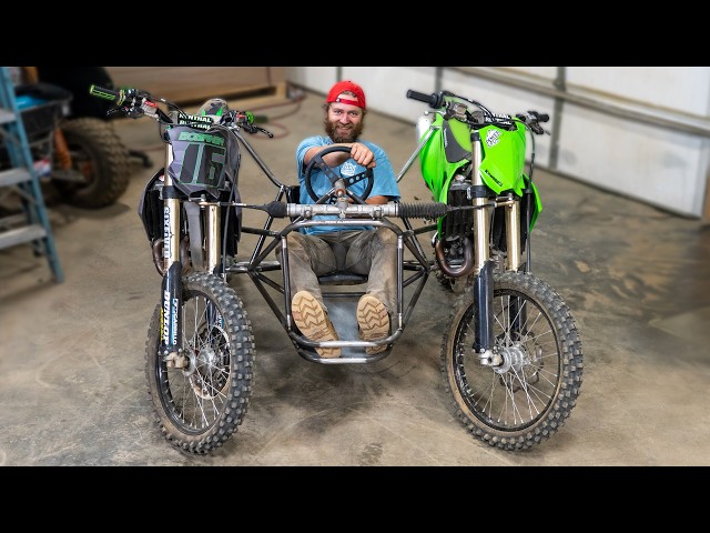 Building a Go Kart with Dirt Bikes!