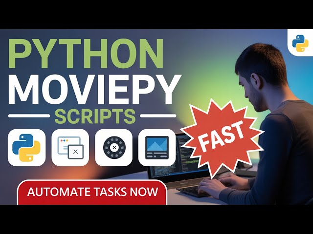 Automate Video Editing with Python & MoviePy – Build Scripts That Work