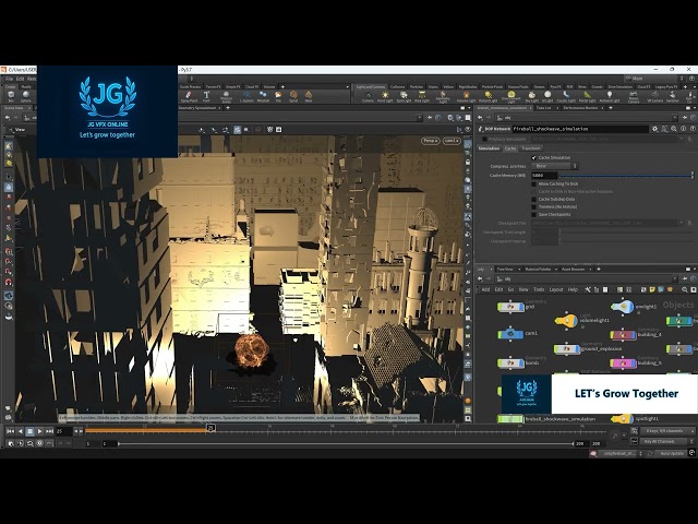 🚀 Houdini FX Simulation – Student Work | JGVFXProud