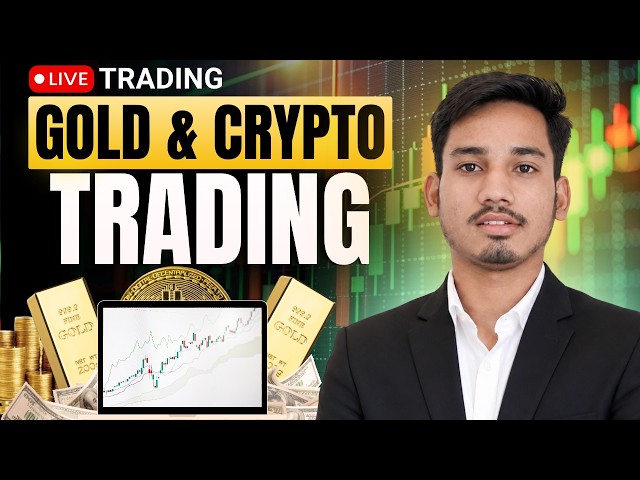 🔴 LIVE GOLD (XAUUSD) & BITCOIN (BTCUSD) | REAL-TIME FOREX & CRYPTO ANALYSIS | #LiveTradesWithMohit